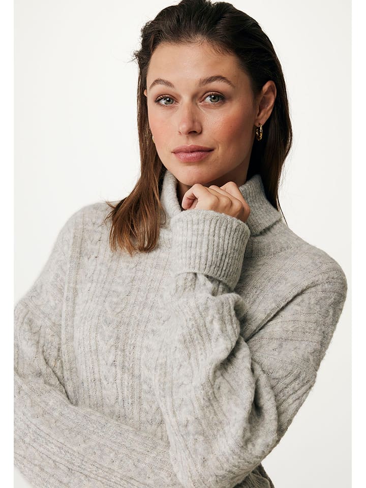 Mexx Rollkragenpullover in Hellgrau günstig kaufen