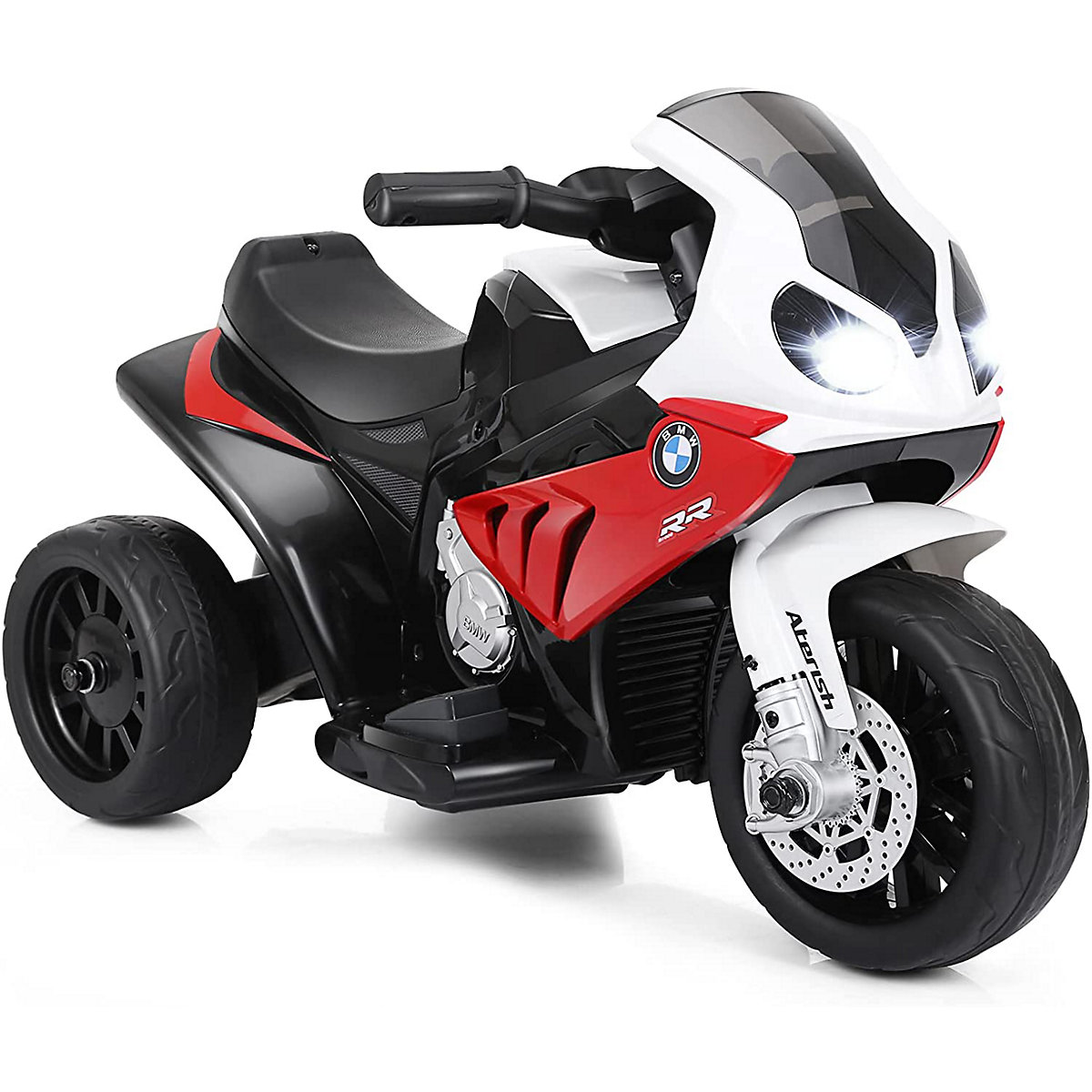 Motorrad BMW mit Musik & Scheinwerfer