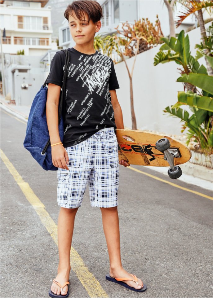 Jungen T-Shirt Slim Fit aus Bio-Baumwolle