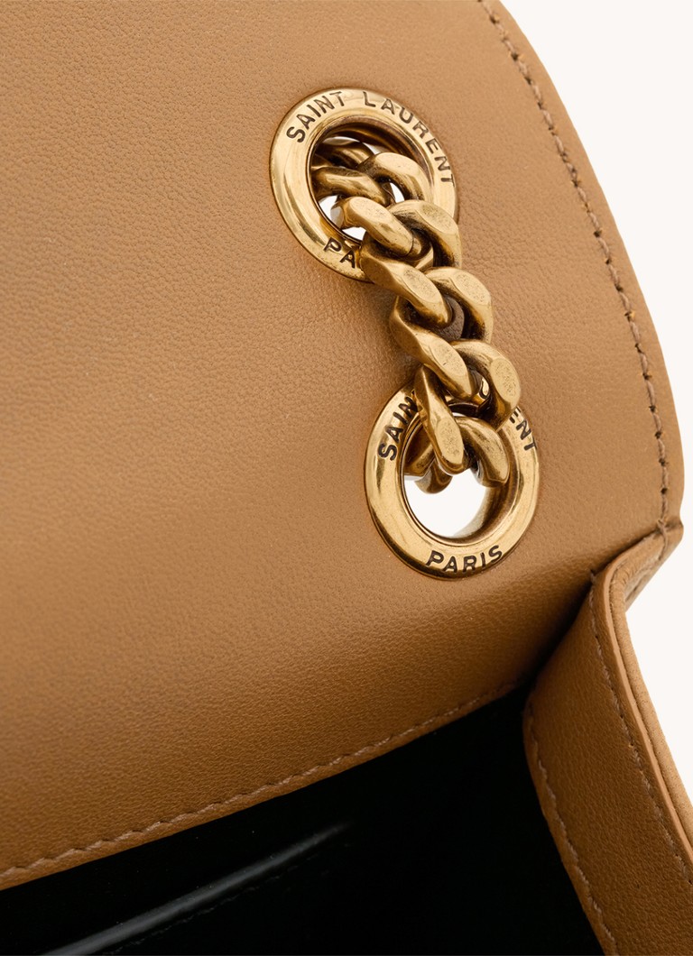 Borsa a tracolla media Saint Laurent Envelope in pelle di agnello trapuntata