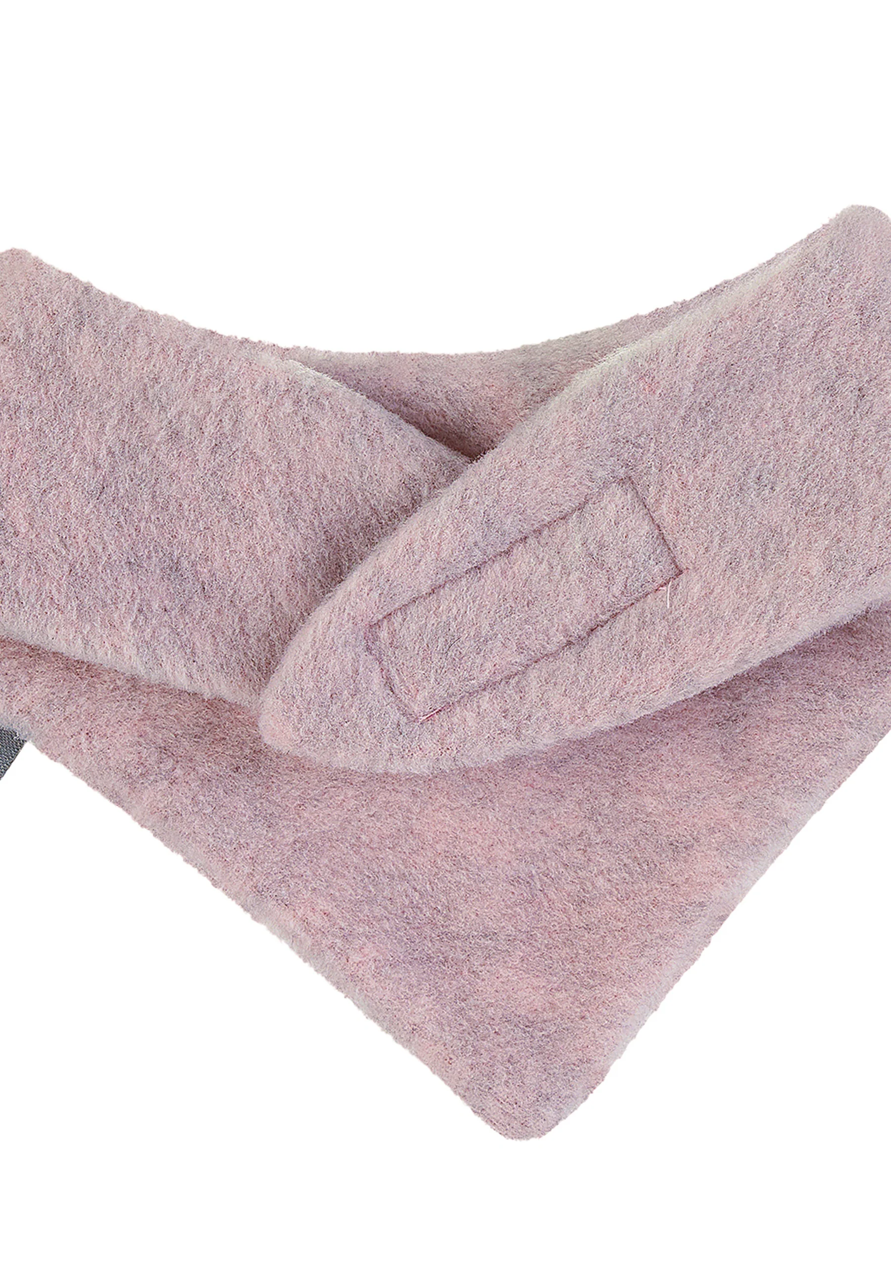 Dreieckstuch aus Microfleece mit Klettverschluss