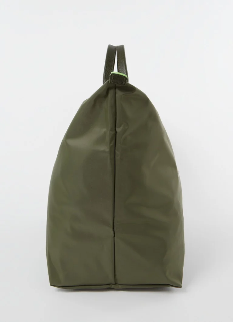 Borsa da weekend Longchamp Le Pliage XL con dettagli in pelle