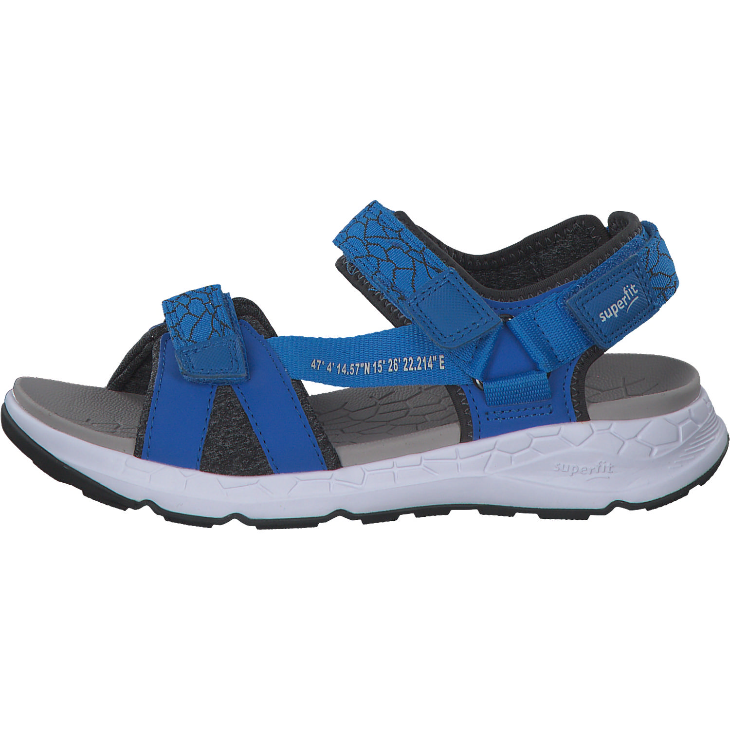 Superfit 00580, Sandalen (Kinder), Kinder, Blau/grau