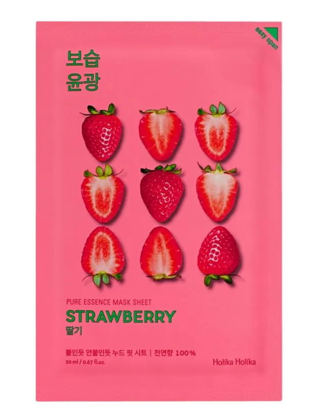 Holika Holika Pure Essence Sheet Aardbei Gezichtsmasker