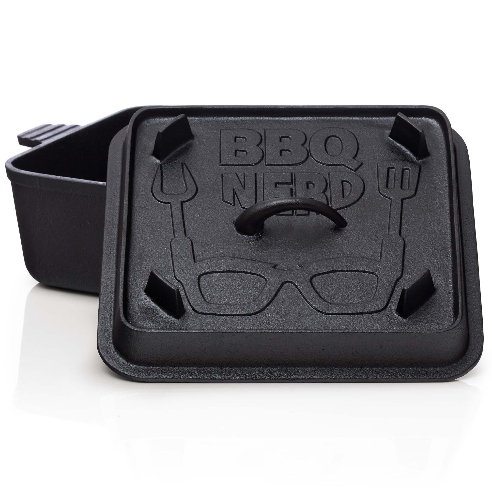 BBQ Nerd Brotbackform, Dutch Oven Brottopf - Kastenform mit Deckel , Brotbackform