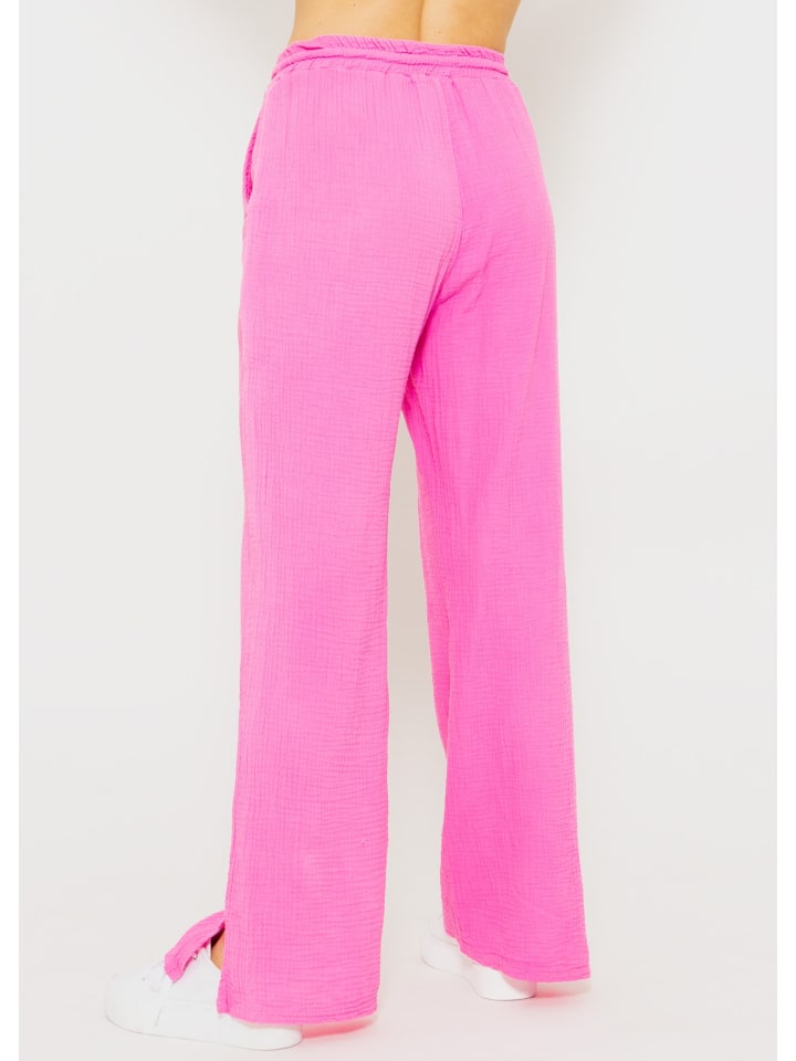SASSYCLASSY Musselin Hose in pink günstig kaufen