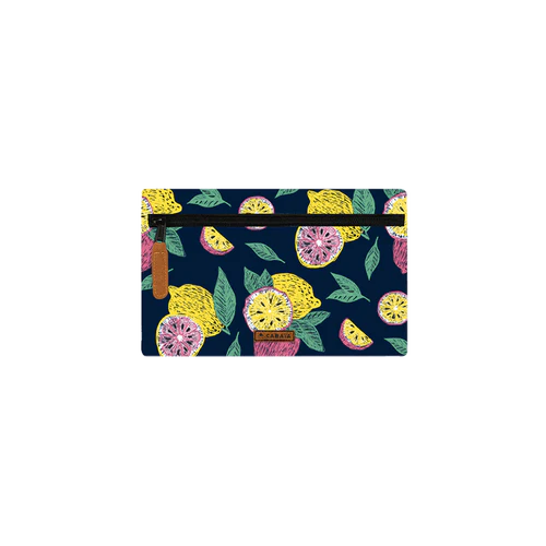 Medium front pocket Calle Serrano purple