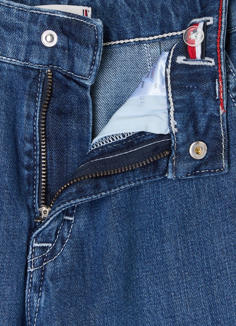 Jeans a vita alta e gamba larga Tommy Hilfiger in misto lyocell