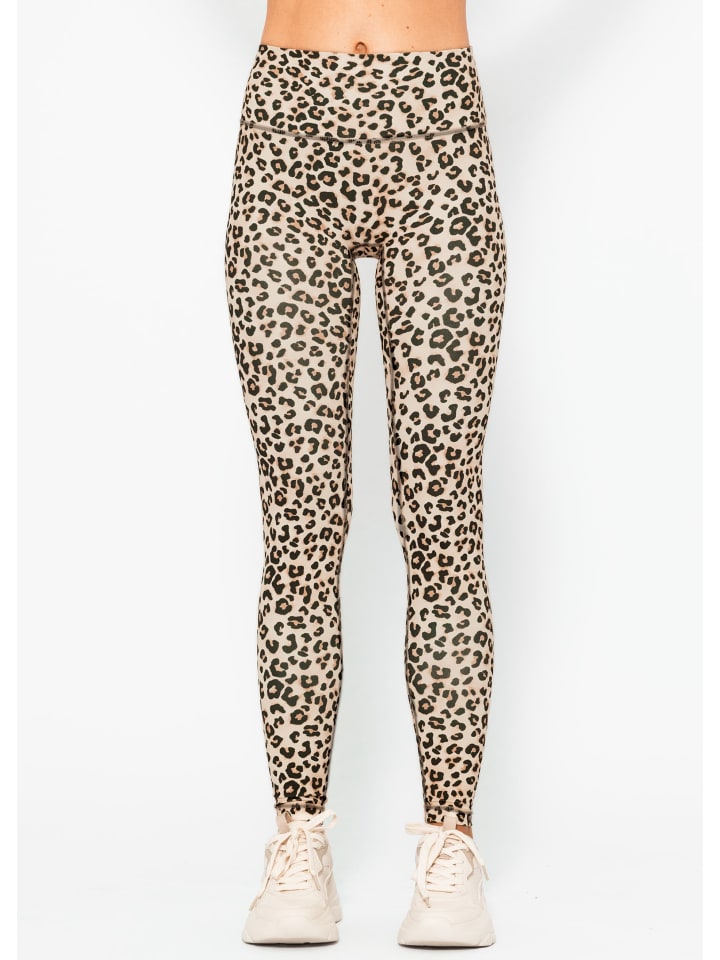 SASSYCLASSY High Waist Sportleggins in Beige günstig kaufen