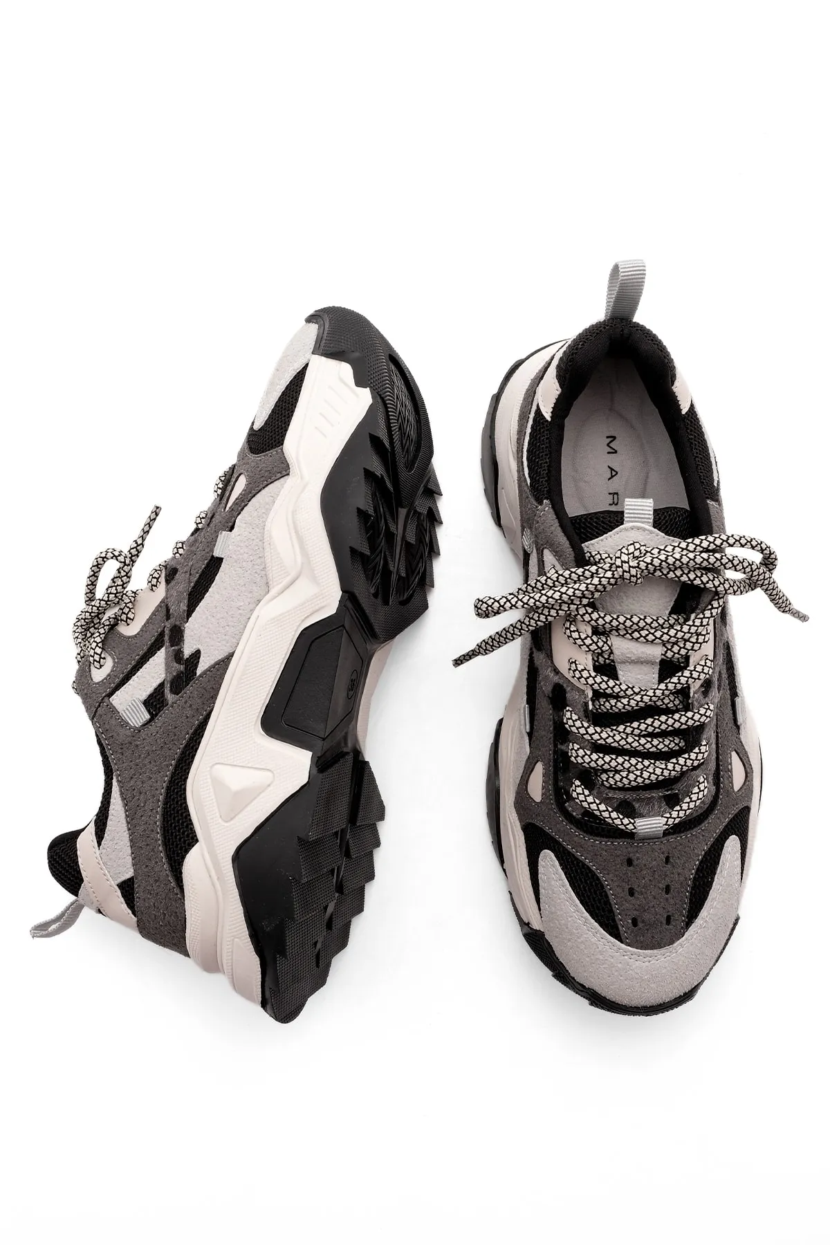Marjin  Sneaker - Schwarz - Flacher Absatz