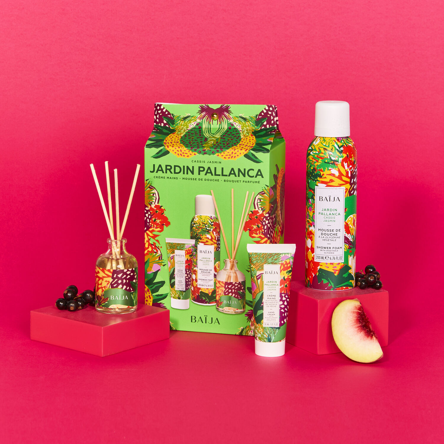 baïja Jardin Pallanca Coffret Mousse de Douche 200 ml + 2 Produits