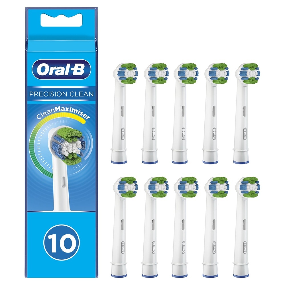 oral-b Oral-B Precision Clean Brossette Avec CleanMaximiser, 10 Brossettes De Rechange