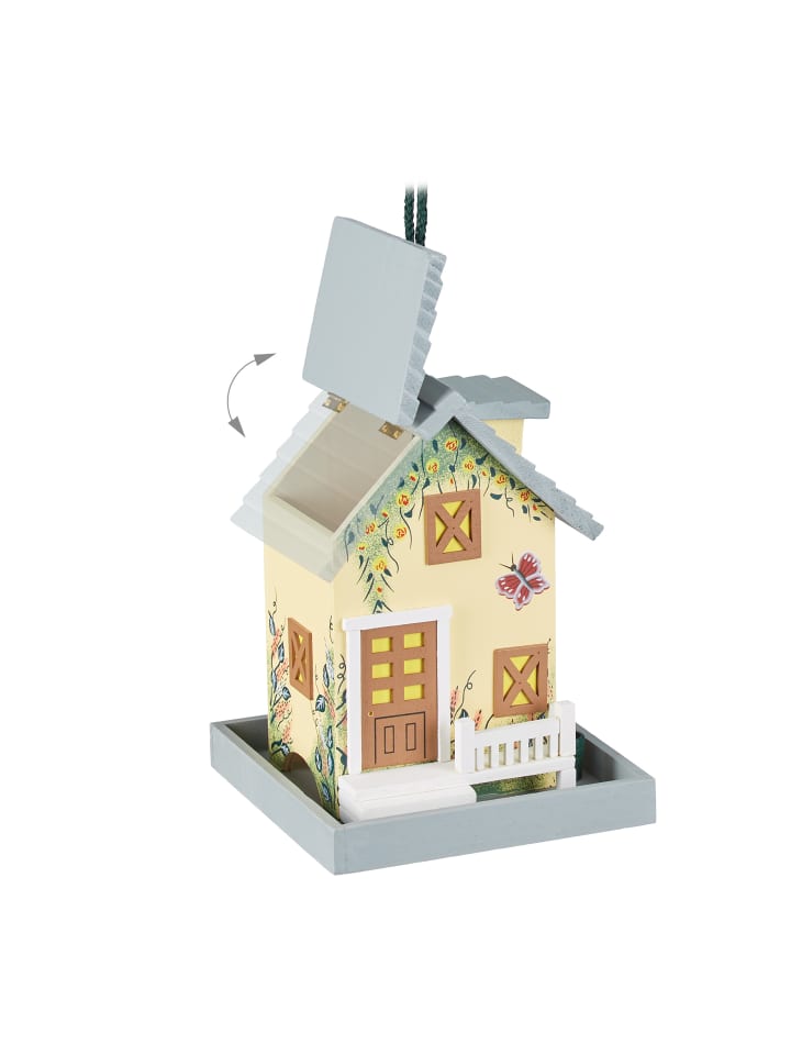 relaxdays Vogelfutterhaus in Bunt günstig kaufen onesize