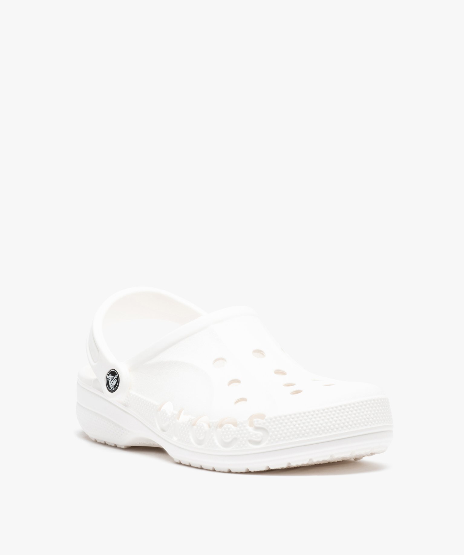 Sabots souples homme unis perforés - Crocs blanc | GEMO