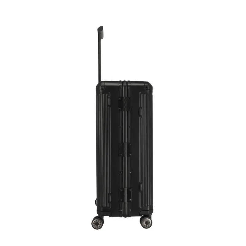 Travelite NEXT Trolley L mit 4 Rollen (77cm) - Schwarz