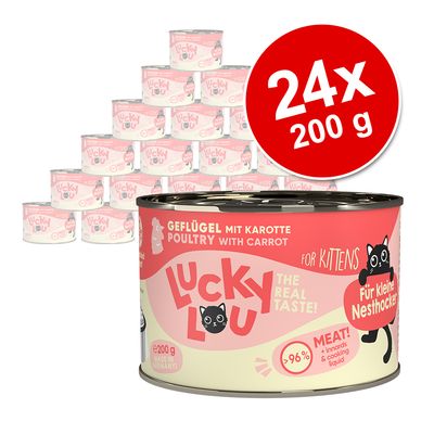Sparpaket Lucky Lou Lifestage Kitten 24 x 200 g