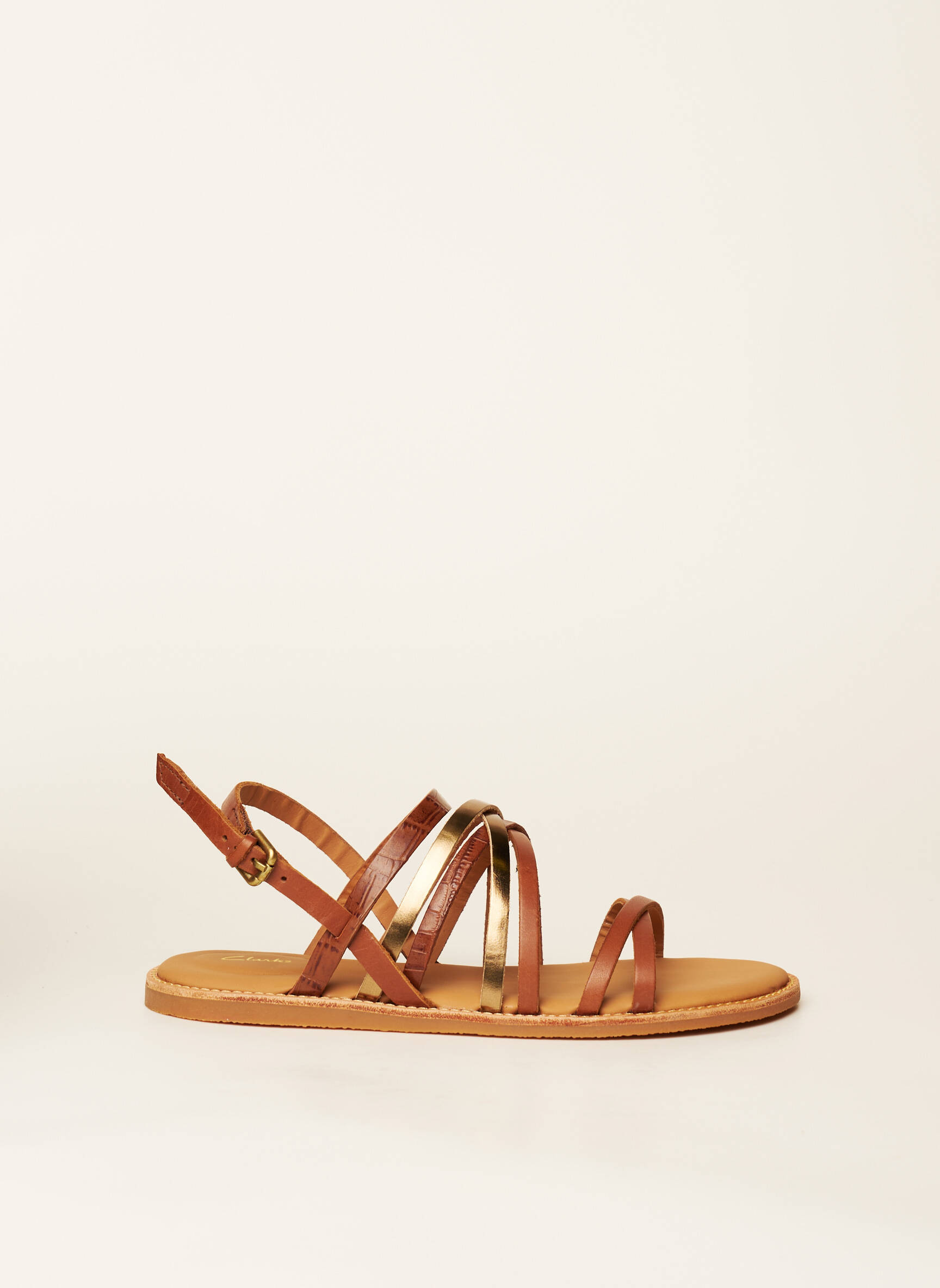 Clarks Sandales Nu Pieds Femme couleur marron