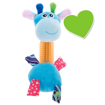 zoolove Welpenspielzeug Giraffe mit TPR Hals 