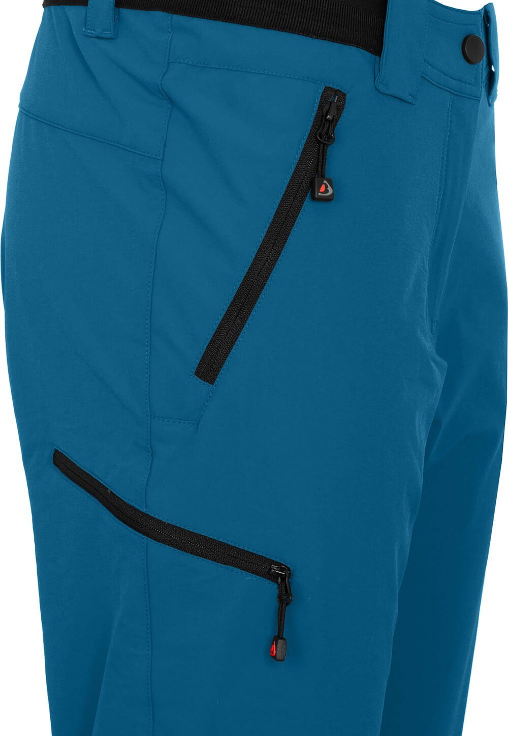 Bergson Outdoorhose VIDAA COMFORT (slim) Damen Wanderhose, leicht, strapazierfähig, Normalgrößen, Saphir blau