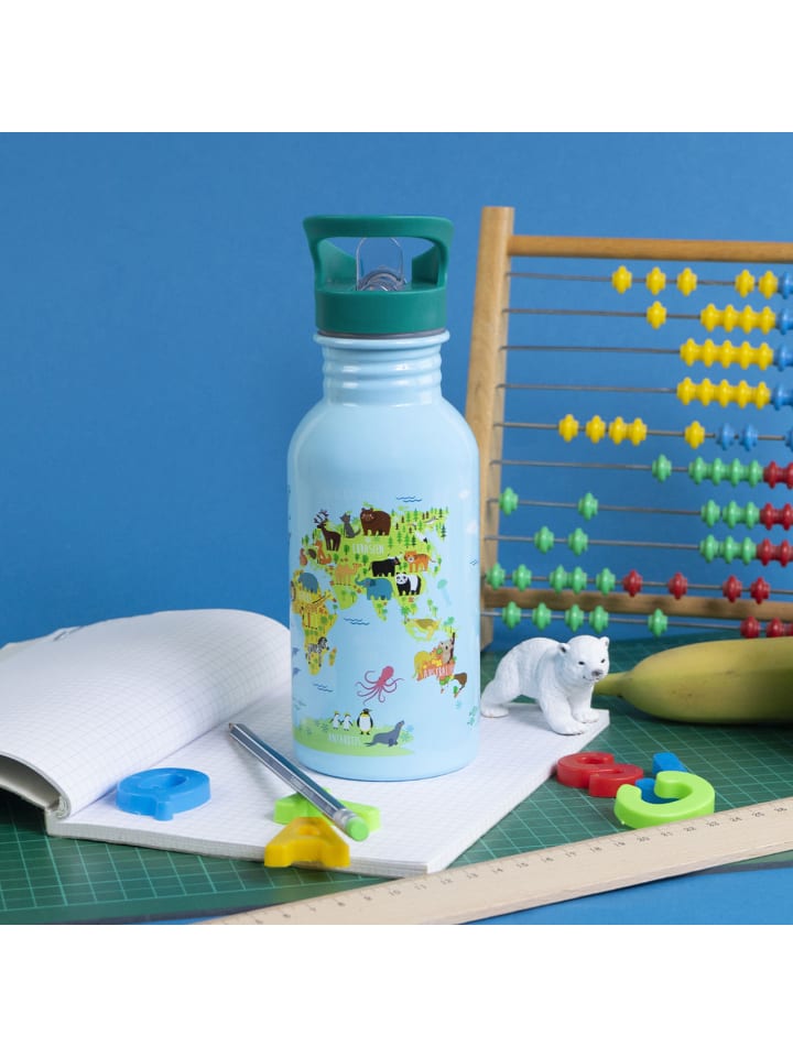 Geda Labels Trinkflasche Wo kommt ihr denn her in Hellblau - 500ml günstig kaufen onesize