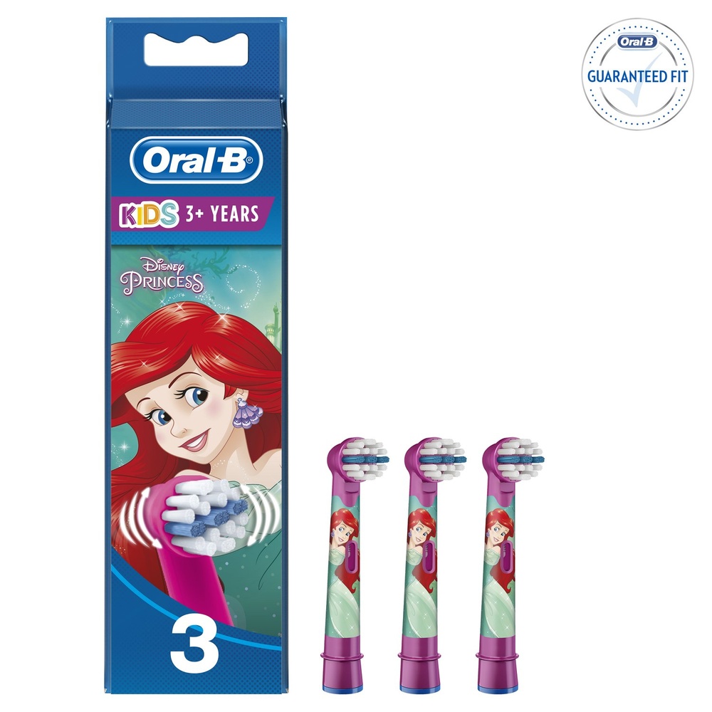 oral-b Oral-B Kids Brossettes, Lot De 3 Brossettes De Rechange