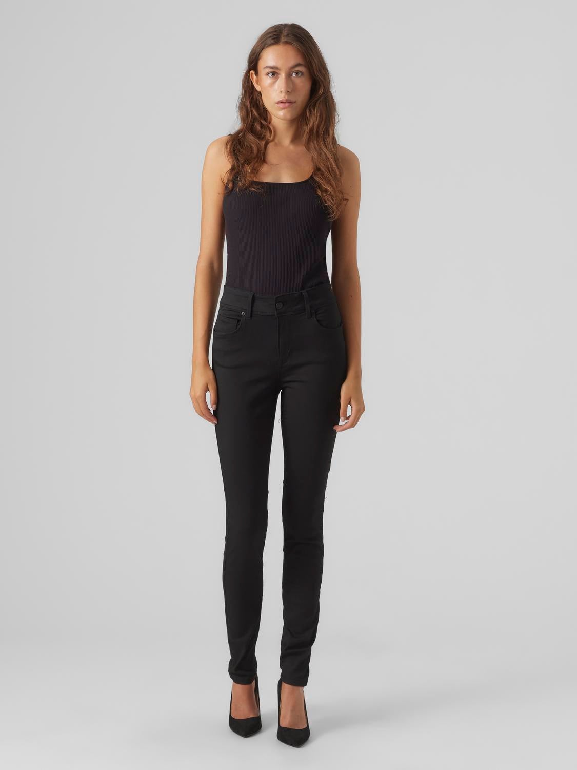 VMEMBRACE Mid Rise Skinny Fit Jeans