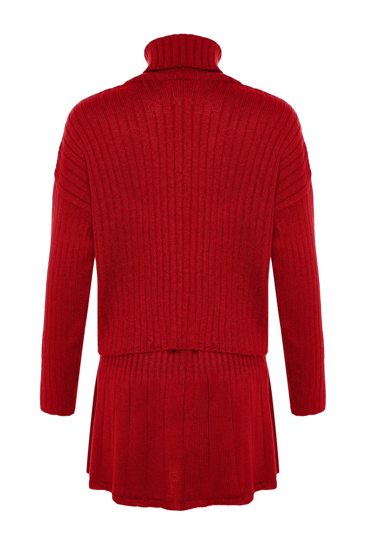Trendyol Collection  Tile Crop Knitwear Bottom-Top-Set TWOAW24AU00019