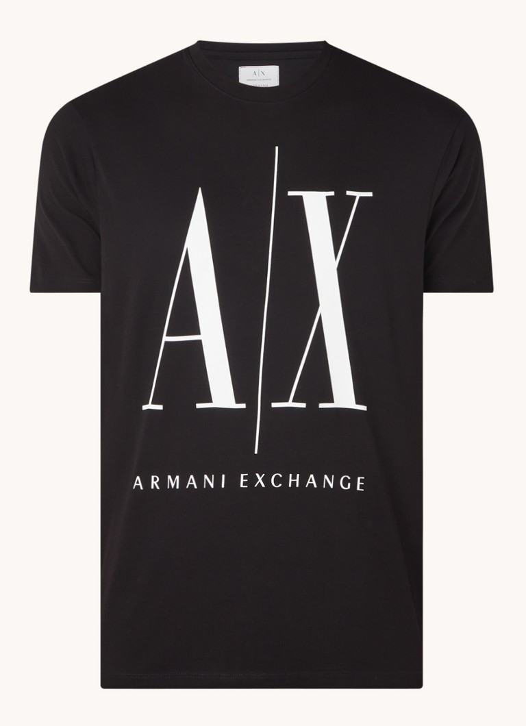 Tricou Armani Exchange cu logo imprimat