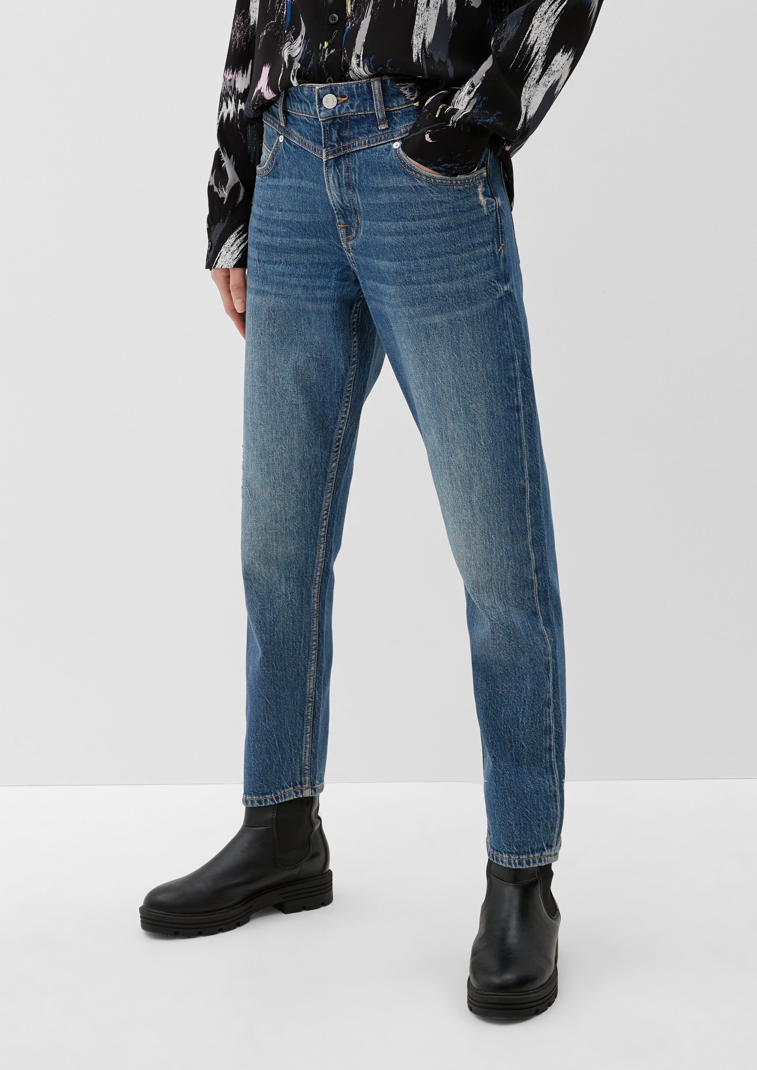 Ankle-Jeans Franciz / Relaxed Fit / Mid Rise / Tapered Leg  2125408-55Z4