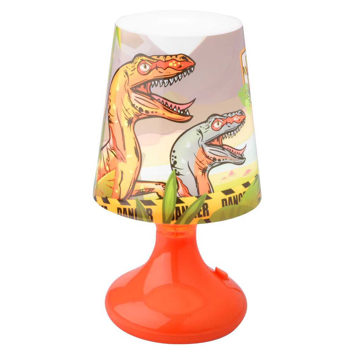Tischlampe mit Dino-Motiv
