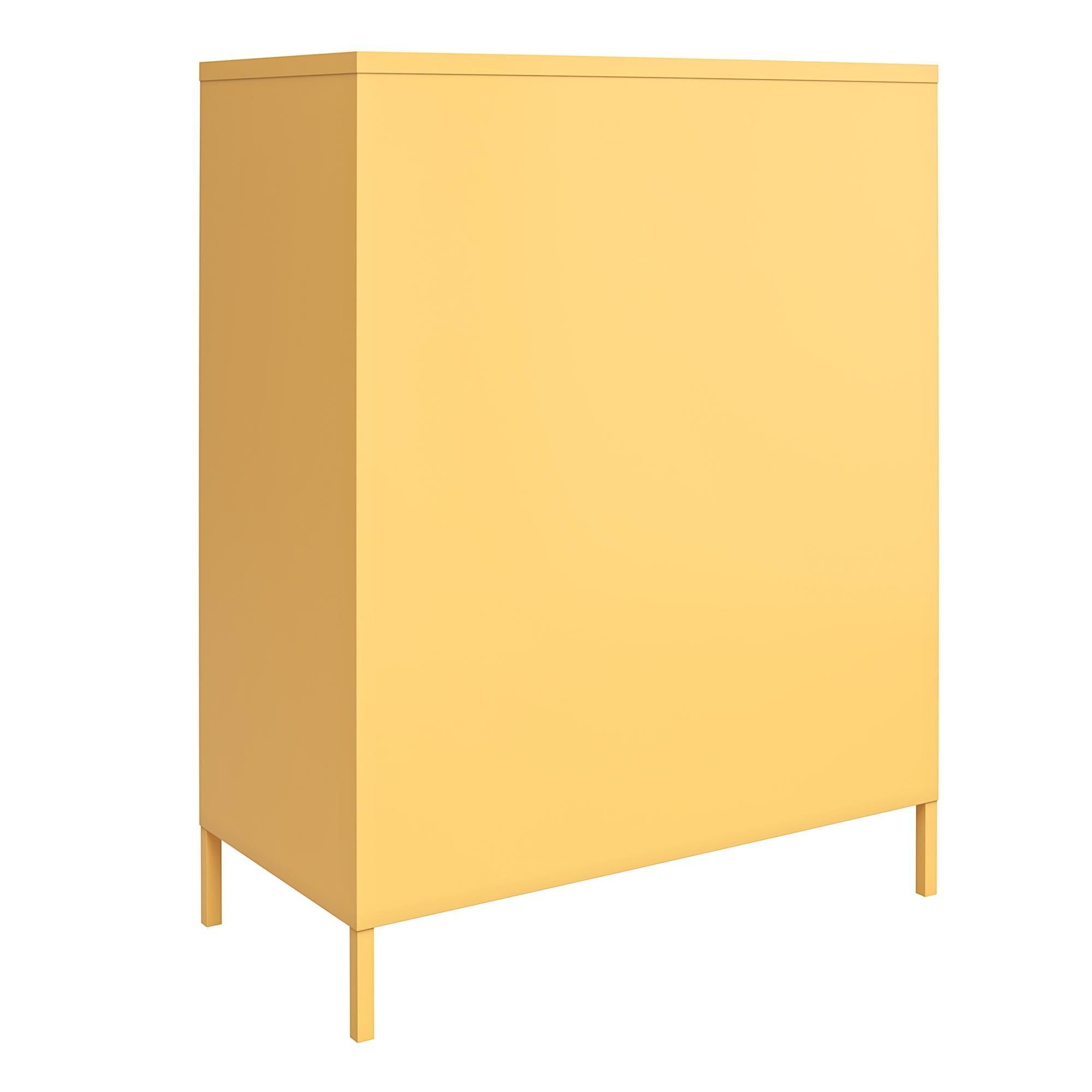 loft24 Mehrzweckschrank Cache Spind Schrank, Metall, 2 Türen, Höhe 101,5 cm