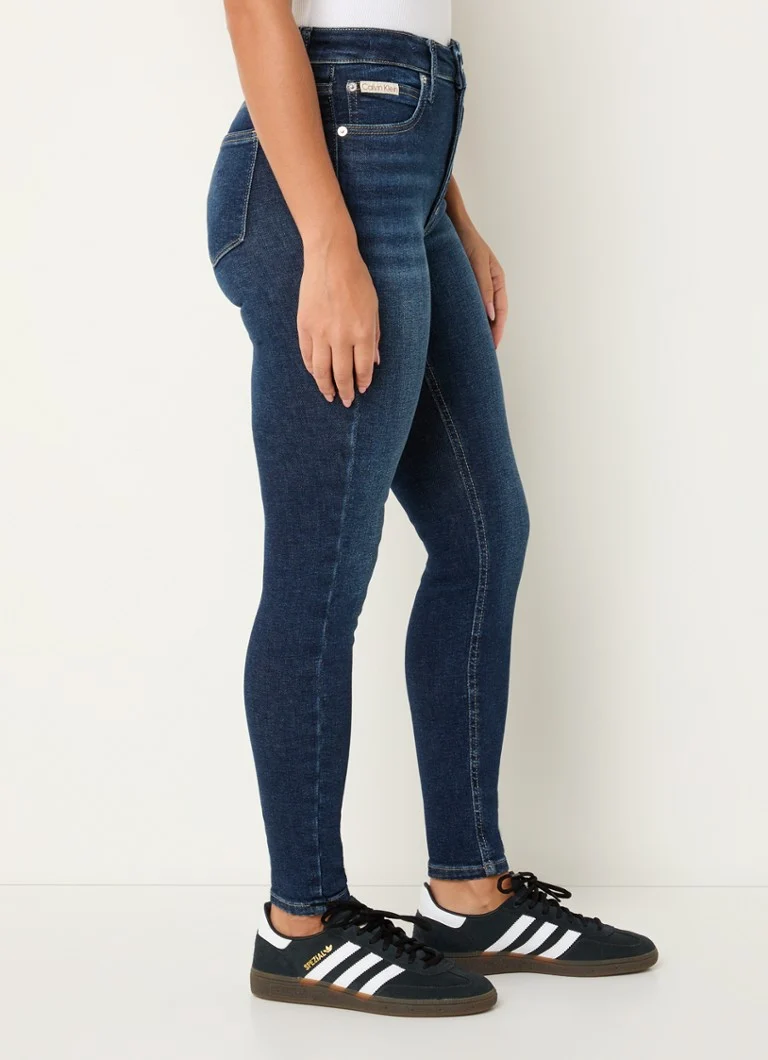 Jeans skinny a vita alta Calvin Klein, lavaggio scuro