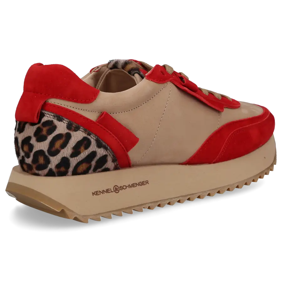 Kennel & Schmenger - Sneaker low OSAKA Veloursleder - rot
