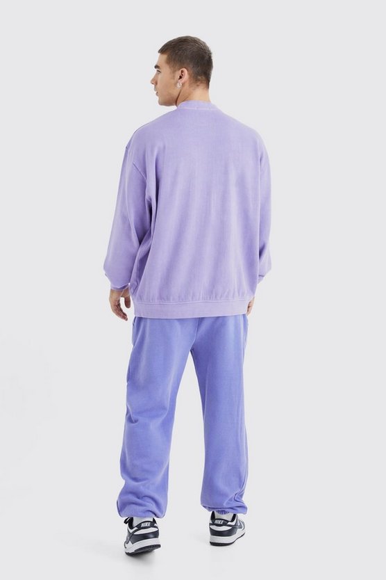 Oversize Jogginghose mit Nouvelle-Print