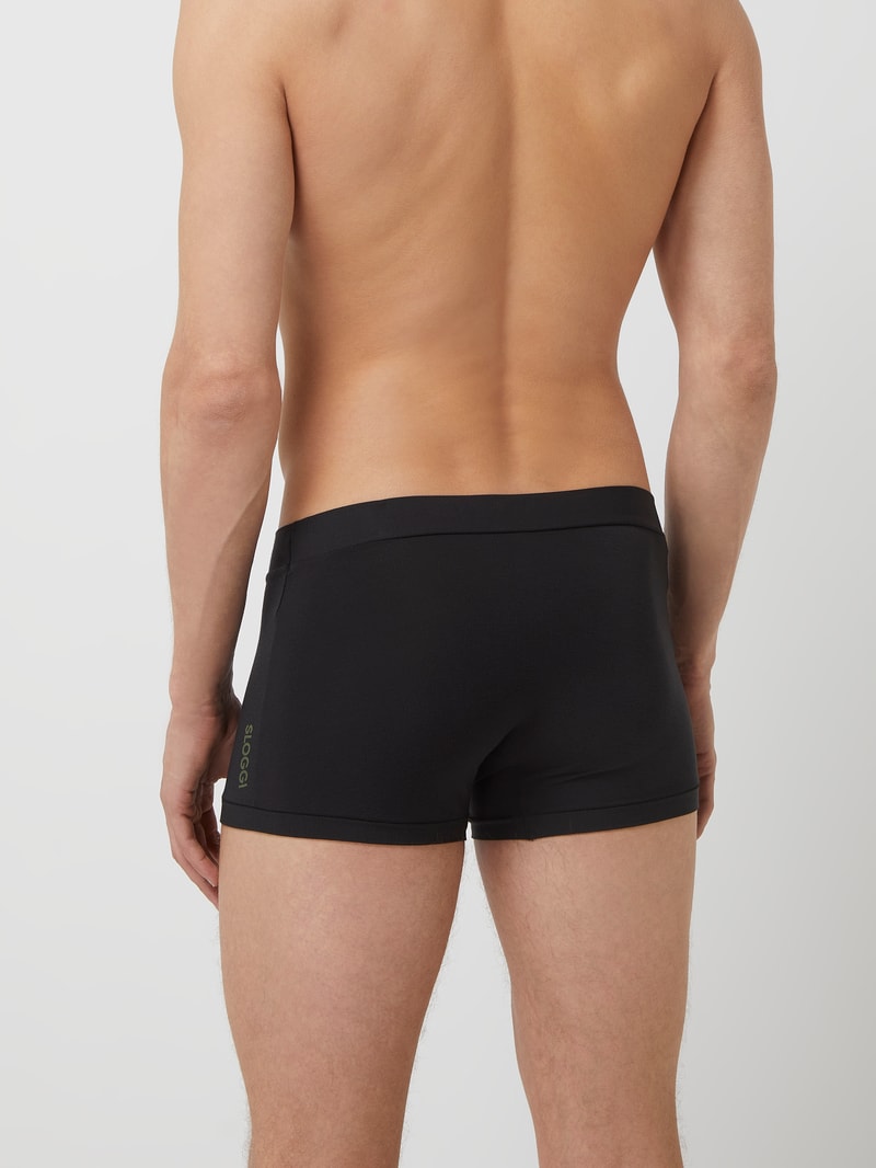 Trunks mit Stretch-Anteil im 2er-Pack in schwarz