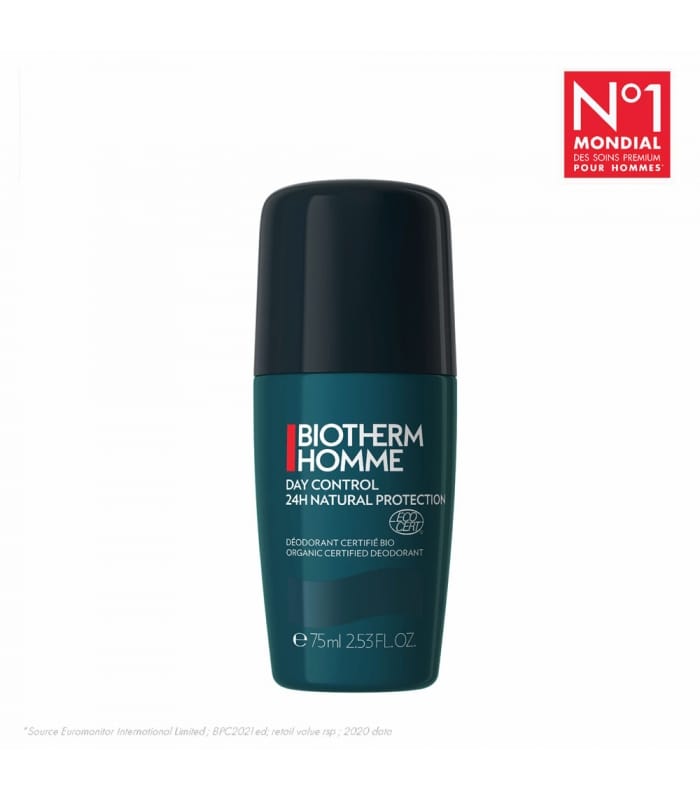 BIOTHERM-DEODORANT BIO ROLL ON DAY CONTROL-Déodorant 24h homme sans sels d'aluminium