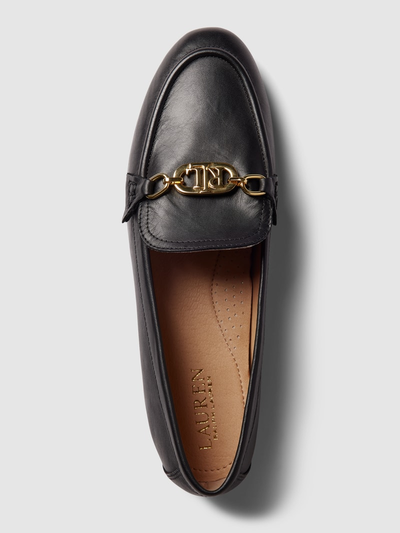 Penny-Loafer mit Schaftbrücke Modell 'AVERI' in schwarz