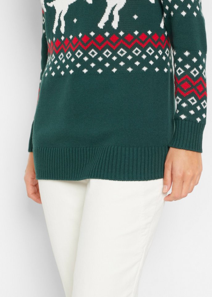 Weihnachtspullover Rentier