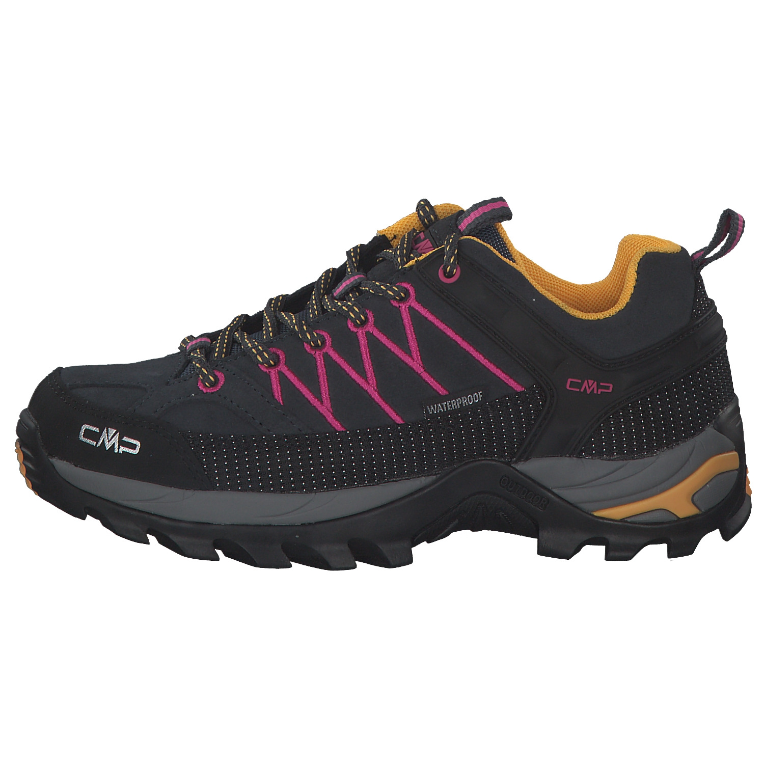 CMP Rigel Low 3Q13246, Trekkingschuhe, Damen, antracite bouganville