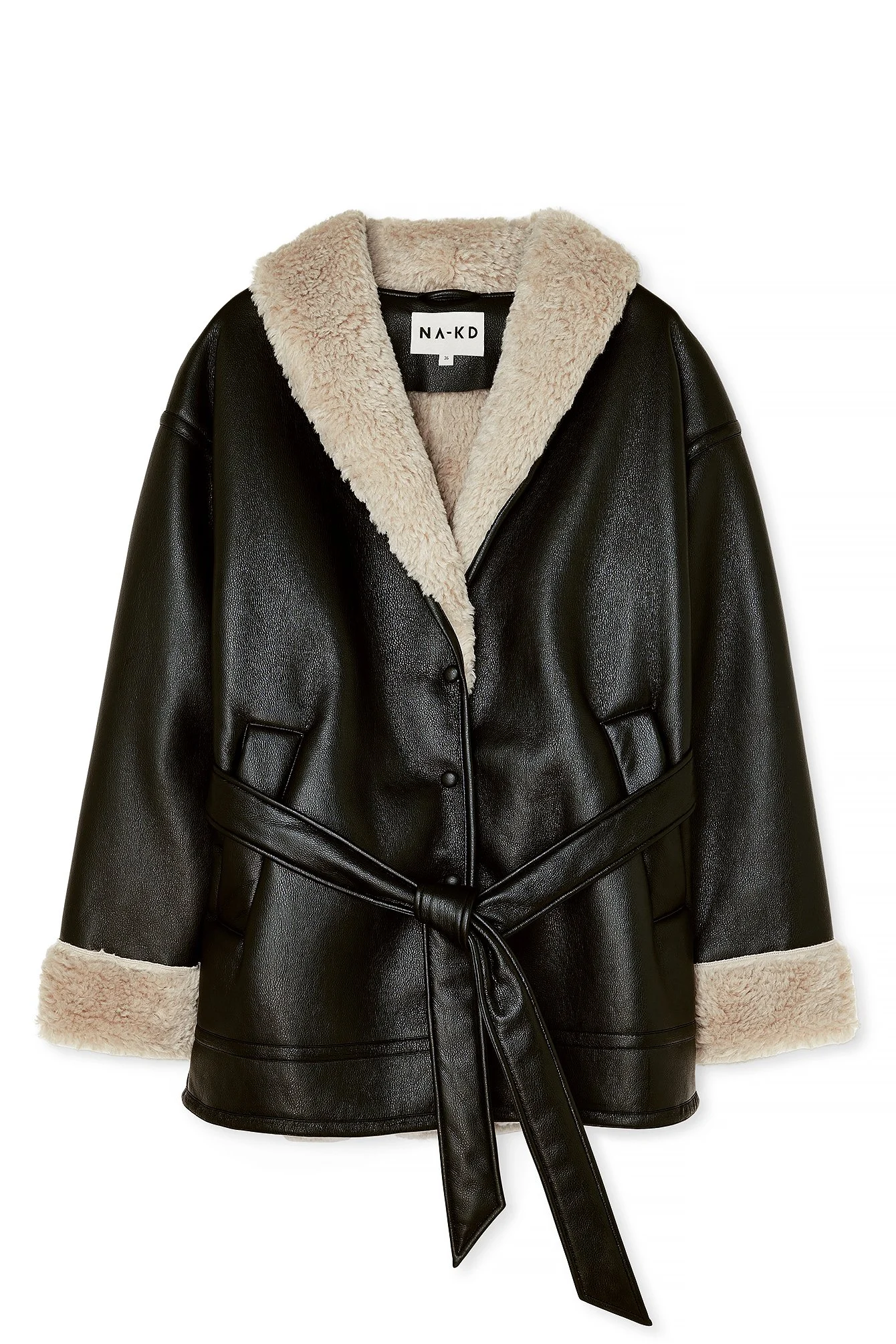Bonded-Jacke mit Kragendetail