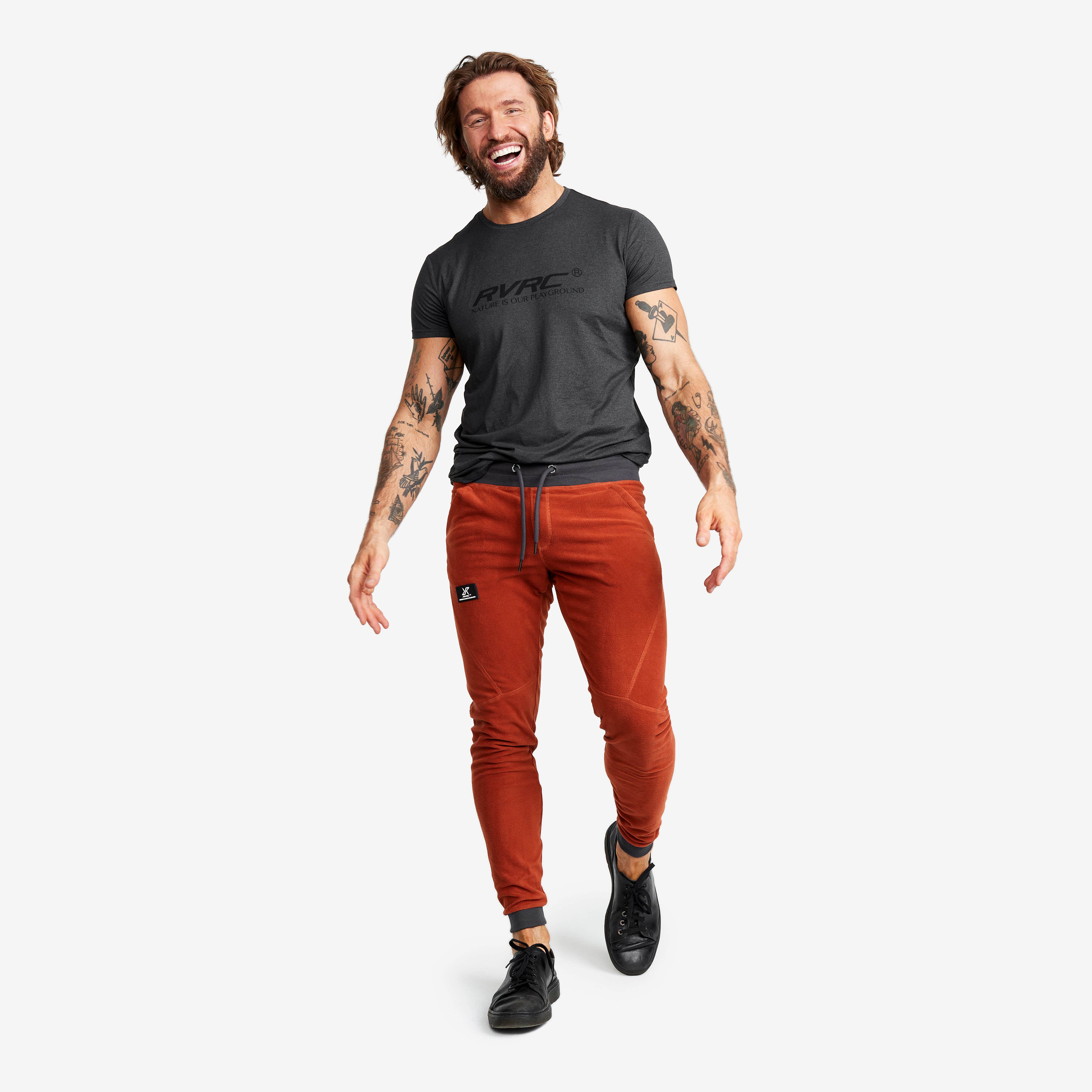 Trekker Fleece Pants Homme Rusty Orange