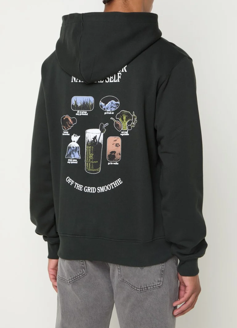 Daily Paper Smoothie hoodie with logo and back print