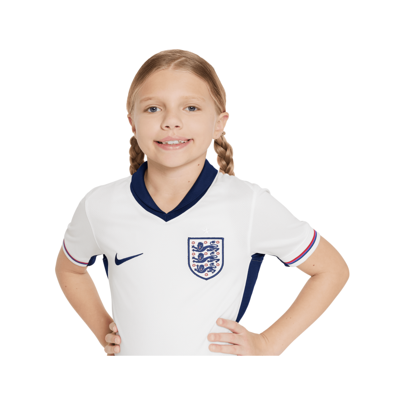 Nike England Trikot Home EM 2024 Kids Weiss F100