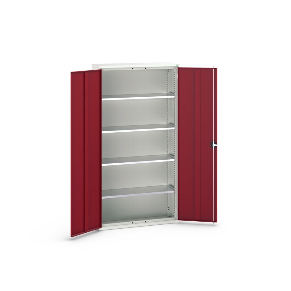 Armoire système Bott 16926219.24 Verso 1050x350x2000mm 4 étagères 2 portes RAL 3004