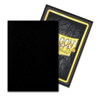 Dragon Shield Standard Size Outer Sleeves - Matte Black (100)