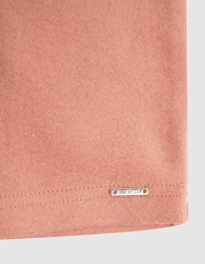 Sweat terracotta visuel montagne fille