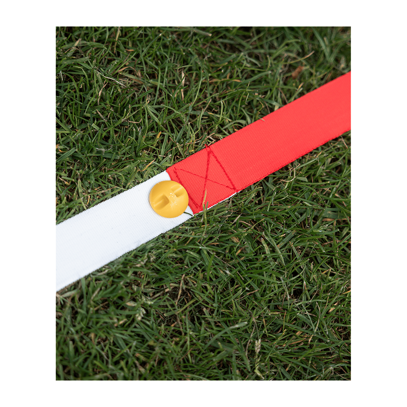 Cawila ACADEMY Spielfeldmarkierung 25x20m | Rot-Weiss | FUNINO Markierungsgurte
