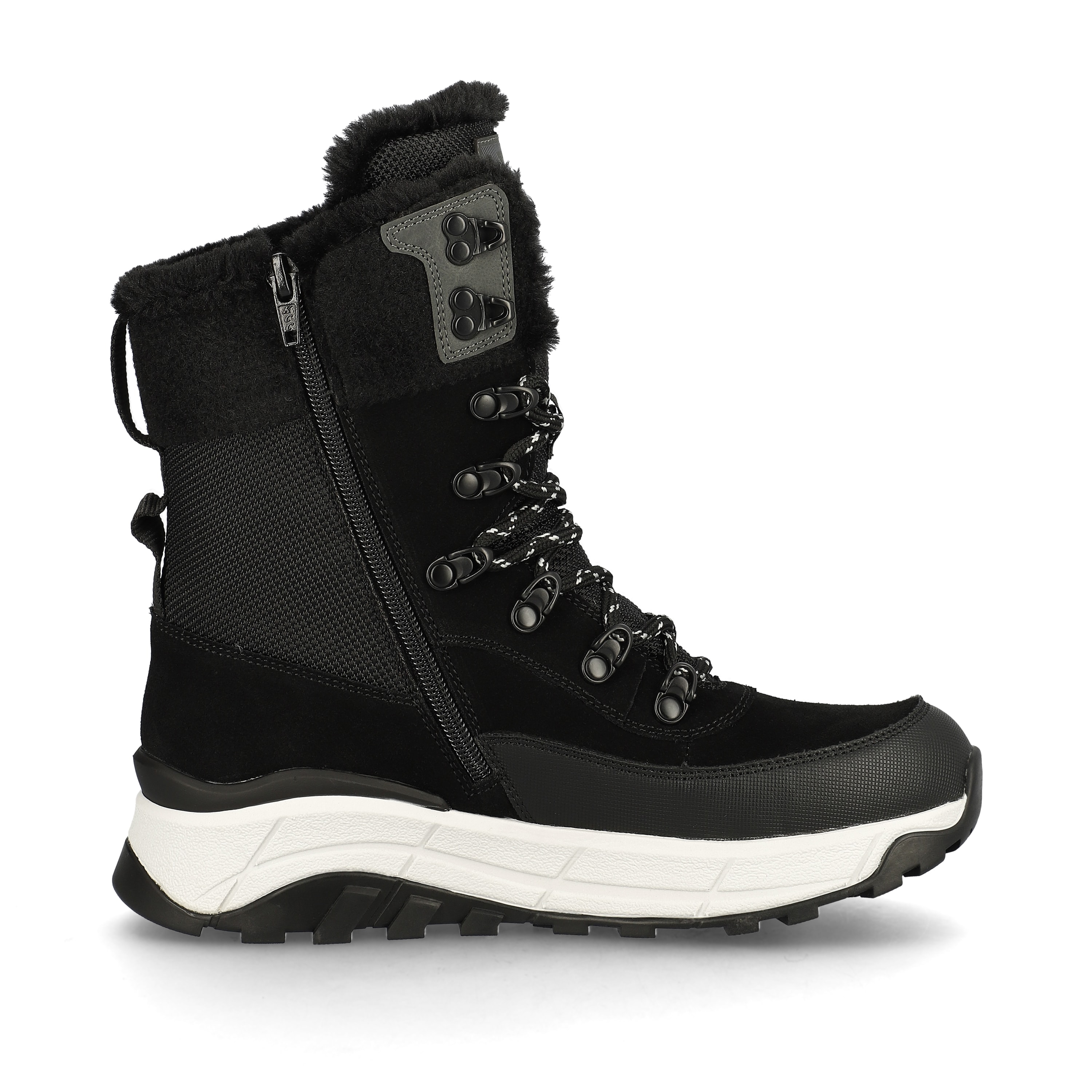 Rieker Damen Schnürstiefel steel black