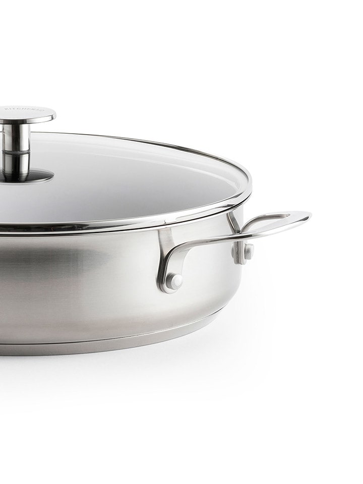 KitchenAid 2tlg. Set: Edelstahl-Schmorpfanne - Ø 28 günstig kaufen onesize