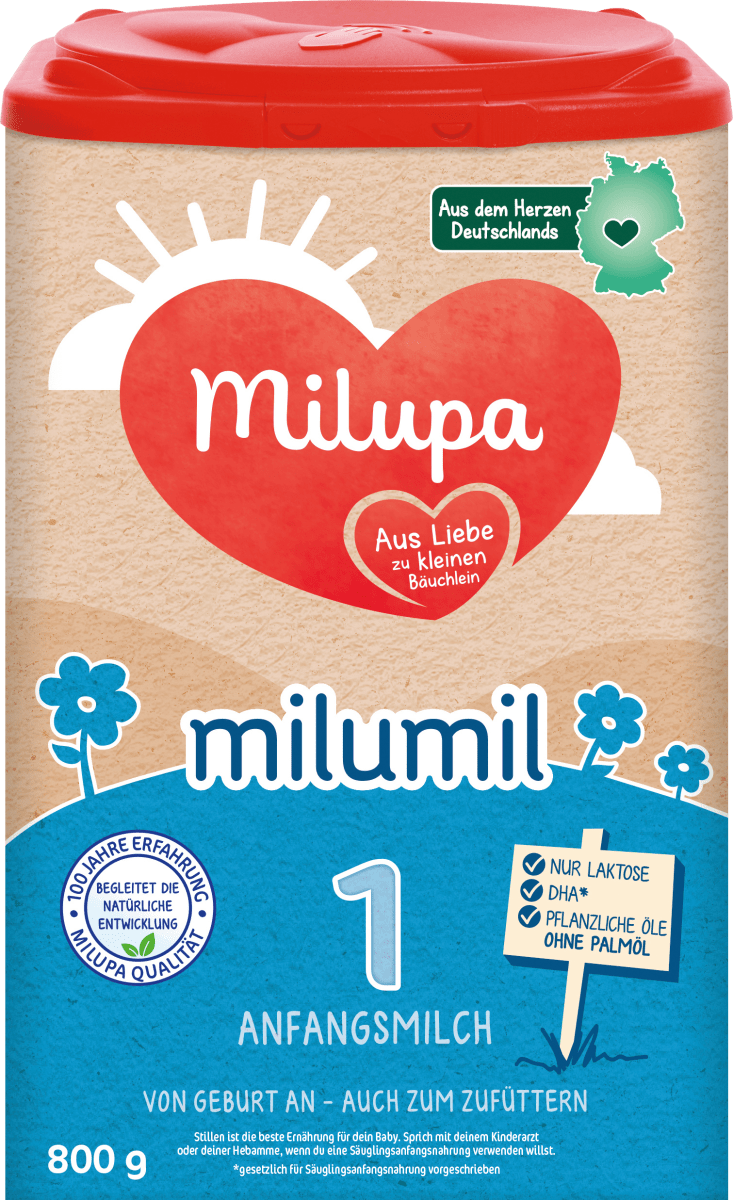 Anfangsmilch 1 Milumil von Geburt an, 0,8 kg